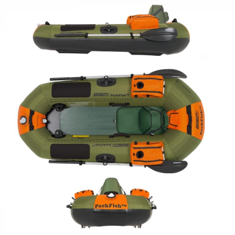 Sea Eagle PackFish7 Inflatable Fishing Boat - Splashy McFun
