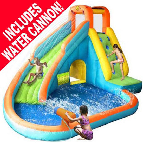 Kidwise Splash Landing Waterslide With Water Cannon Water Parks